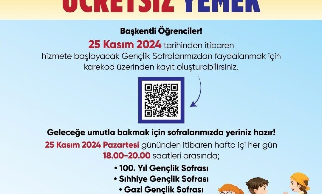 Ankara Büyükşehir Belediyesi (ABB), öğrenciler için yeni hizmete açılan Gençlik