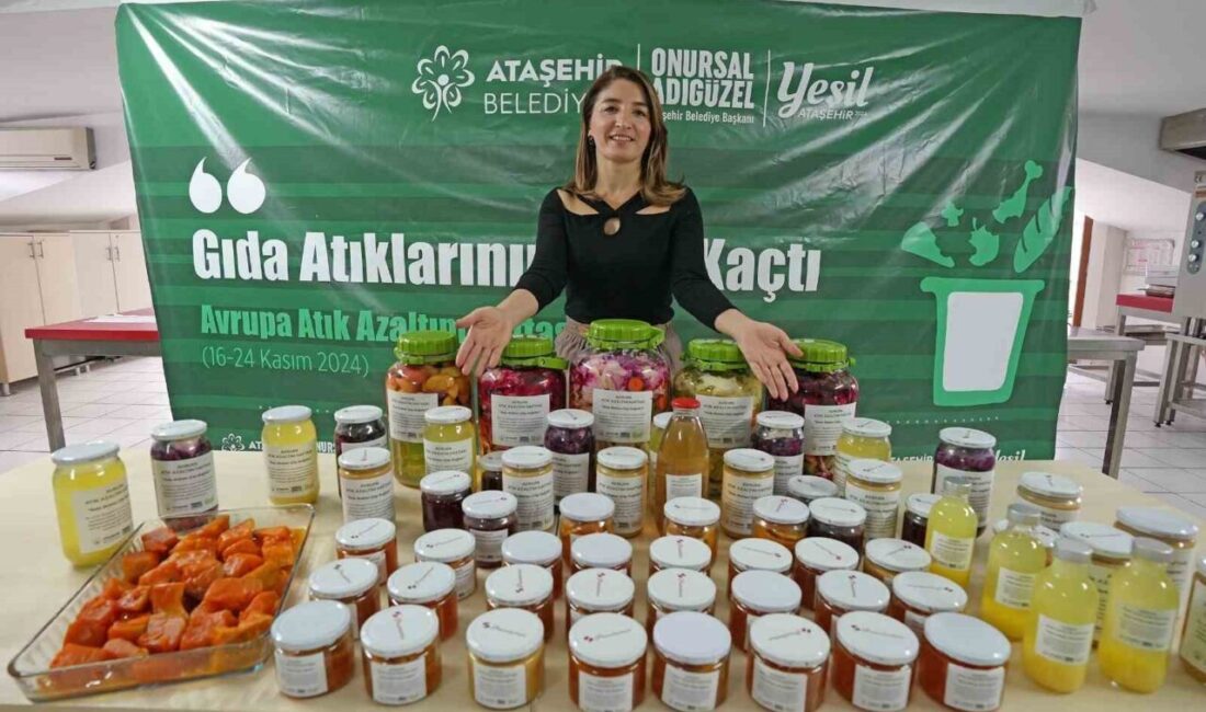 Ataşehir Belediyesi, “Avrupa Atık Azaltım Haftası” kapsamında bu yılın teması