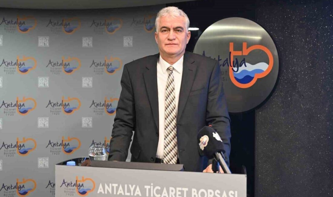 Antalya Ticaret Borsası (ATB) Başkan Vekili Halil Bülbül, geçtiğimiz günlerde