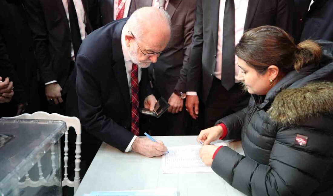 Saadet Partisi’nin 9. Olağan Büyük Kongresi’nde yapılan seçimde 823 delegenin