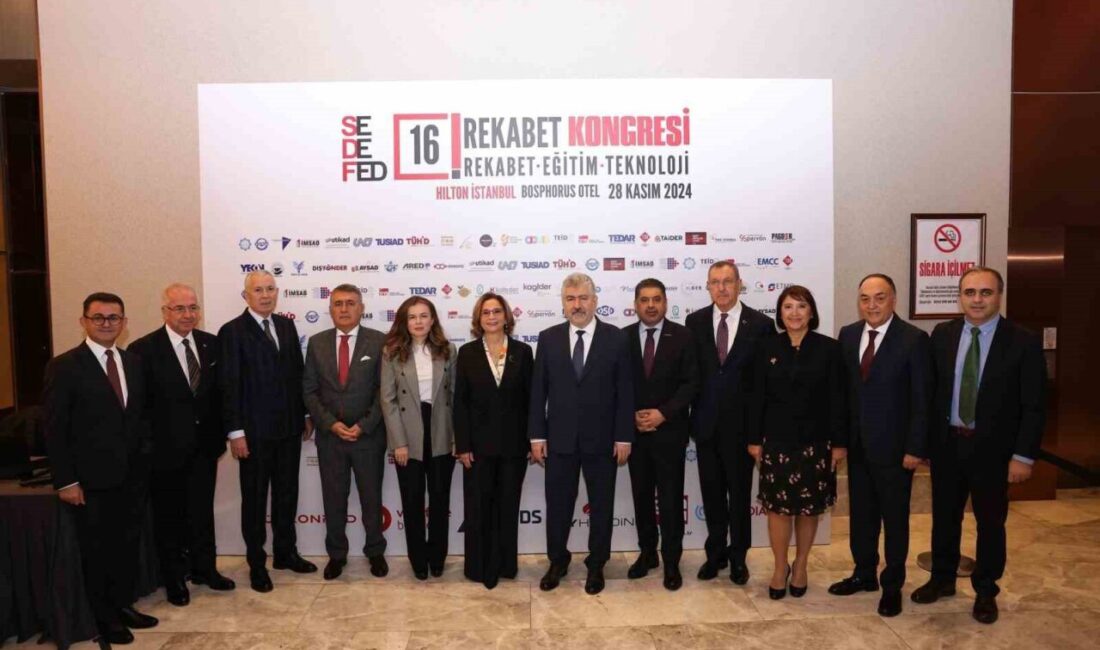 Sektörel Dernekler Federasyonu (SEDEFED) tarafından düzenlenen 16’ncı Rekabet Kongresi, “Rekabet,