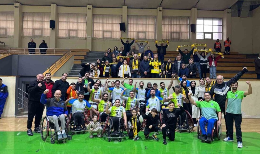 Tekerlekli Sandalye Basketbol Süper Ligi 5. hafta müsabakasında Balıkesir Büyükşehir