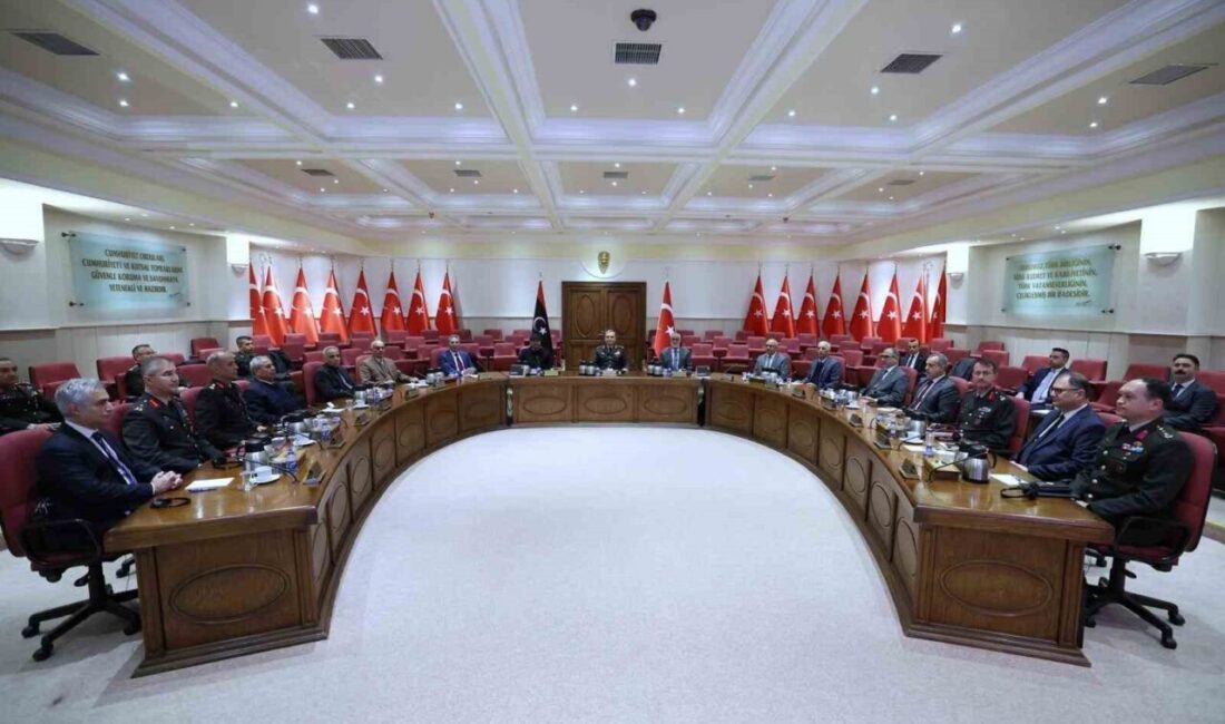 Türkiye ile Libya heyetleri ‘5+5 Ortak Askeri Komisyonu’ çerçevesinde Ankara’da bir araya geldi Milli Savunma Bakanlığı, Türkiye’nin daveti üzerine Libya heyeti ile ‘5+5