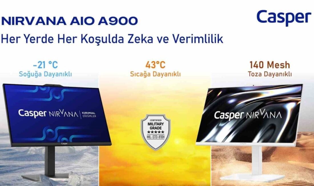 STD 810H sertifikasına sahip Türkiye’deki ilk bilgisayar olan AIO A900,