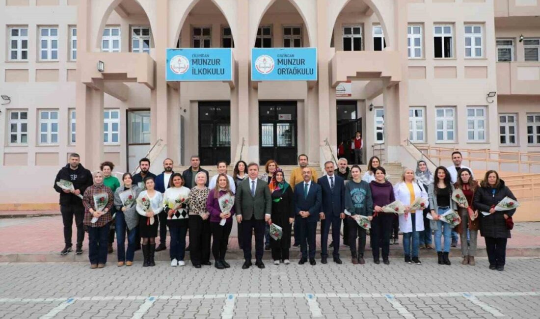 Erzincan Valisi Hamza Aydoğdu, Munzur İlk ve Ortaokulunu ziyaret ederek