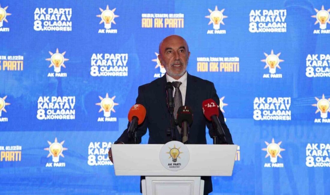 AK Parti Konya İl Başkanı Hasan Angı, 8. olağan ilçe