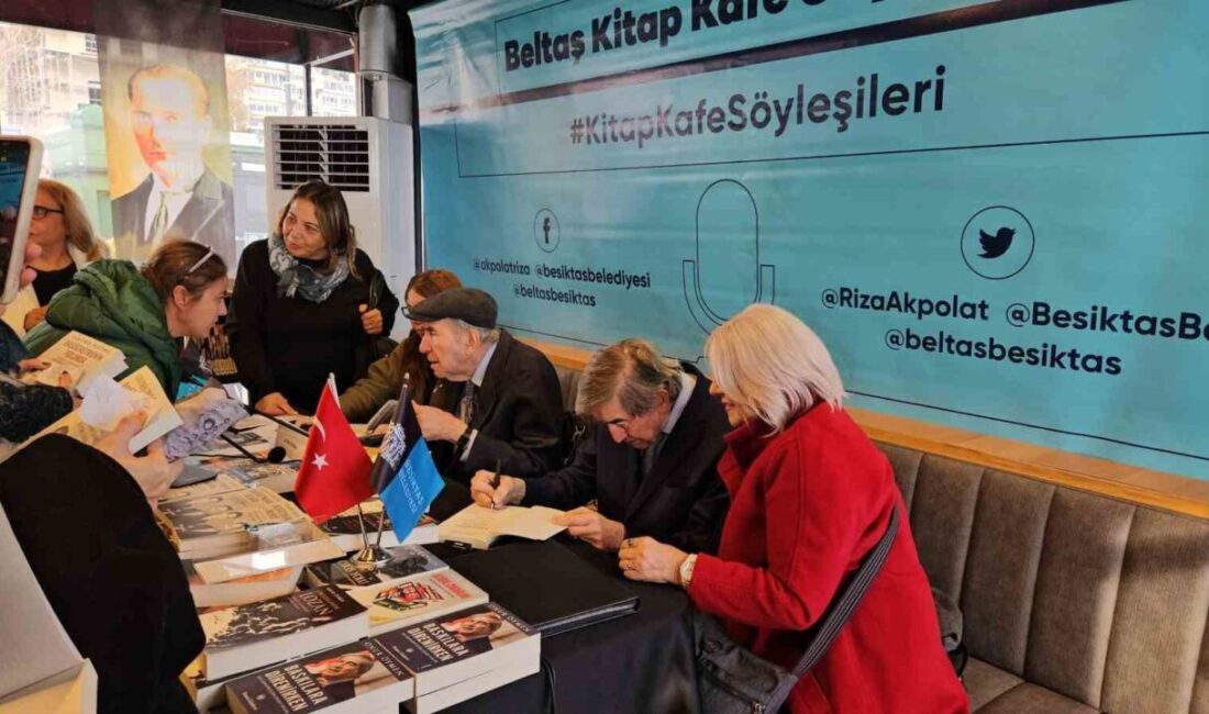 Gazeteci-yazar Altan Öymen ve siyasetçi Onur Öymen, Beşiktaş Belediyesi Beltaş