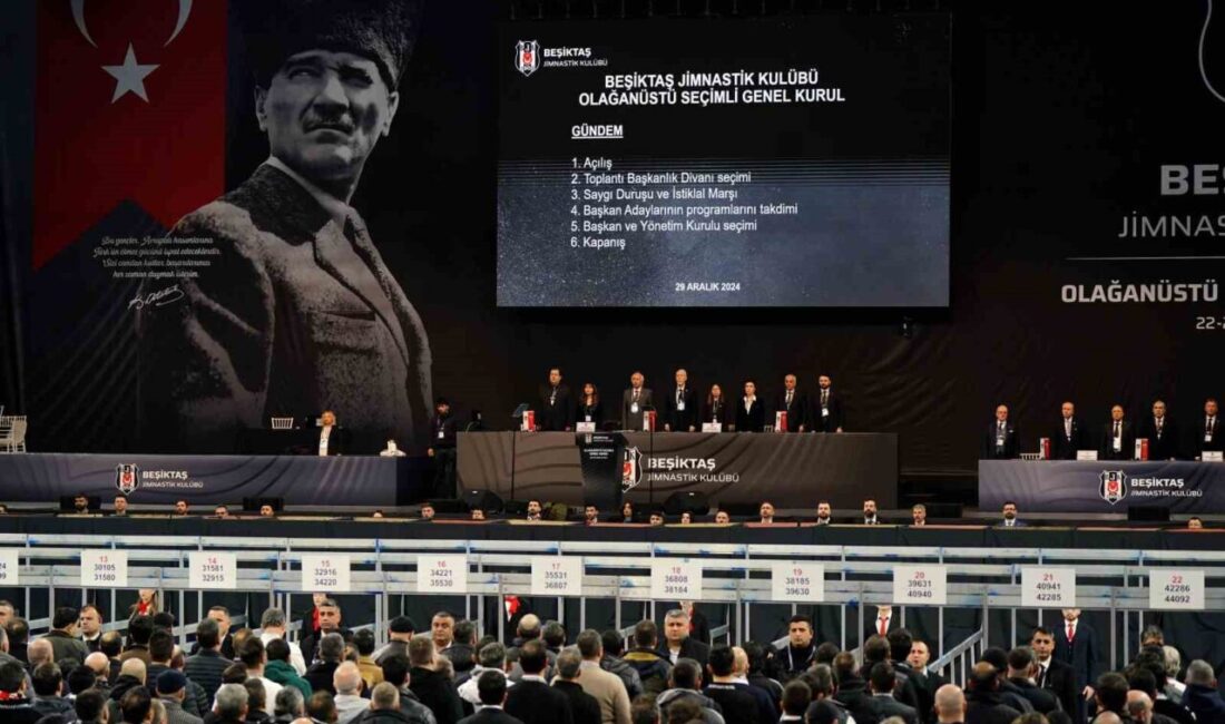 Beşiktaş Kulübü’nün olağanüstü seçimli genel kurulu başladı. Beşiktaş’ta, Sinan Erdem