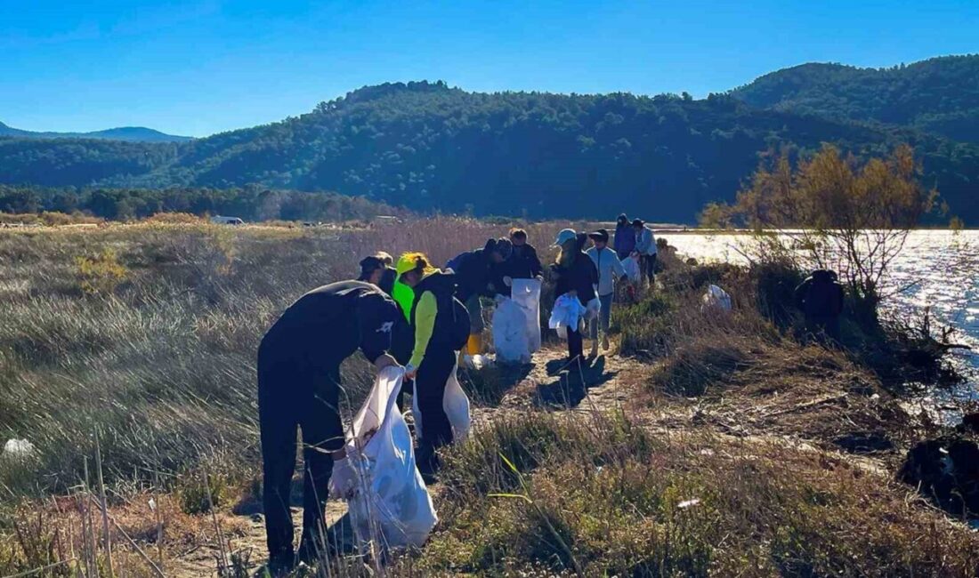 Gökova Körfezi kenarında bulunan Gökçe Sulak Alanı Ula Belediyesi, Marmaris