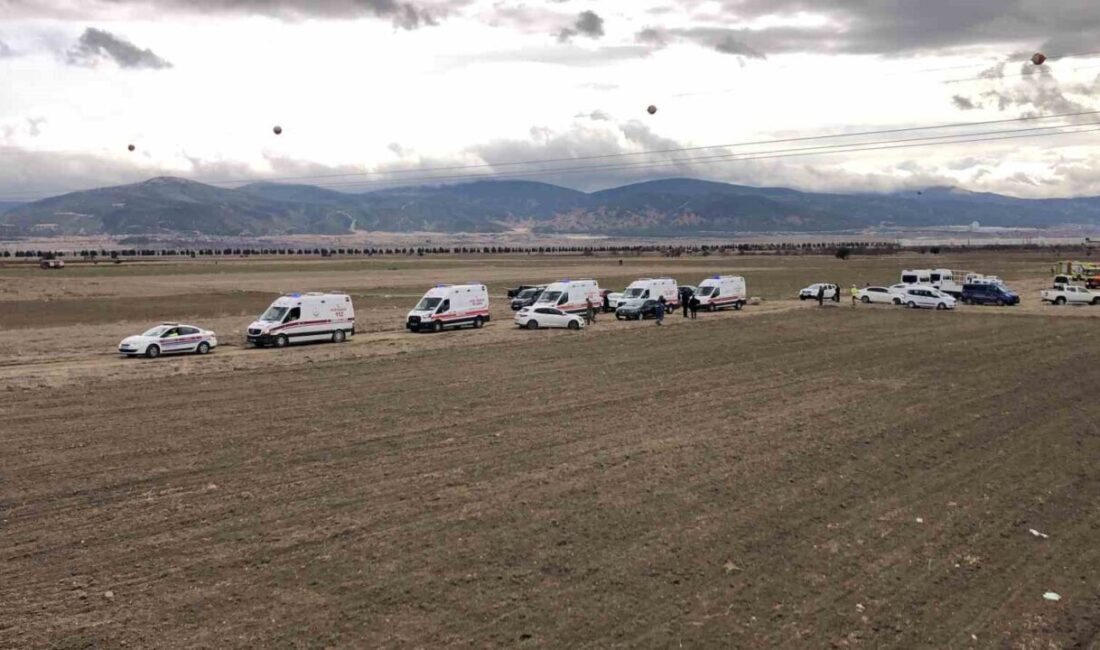Isparta’nın Keçiborlu ilçesinde helikopter kazasında şehit olan 6 askerin naaşları