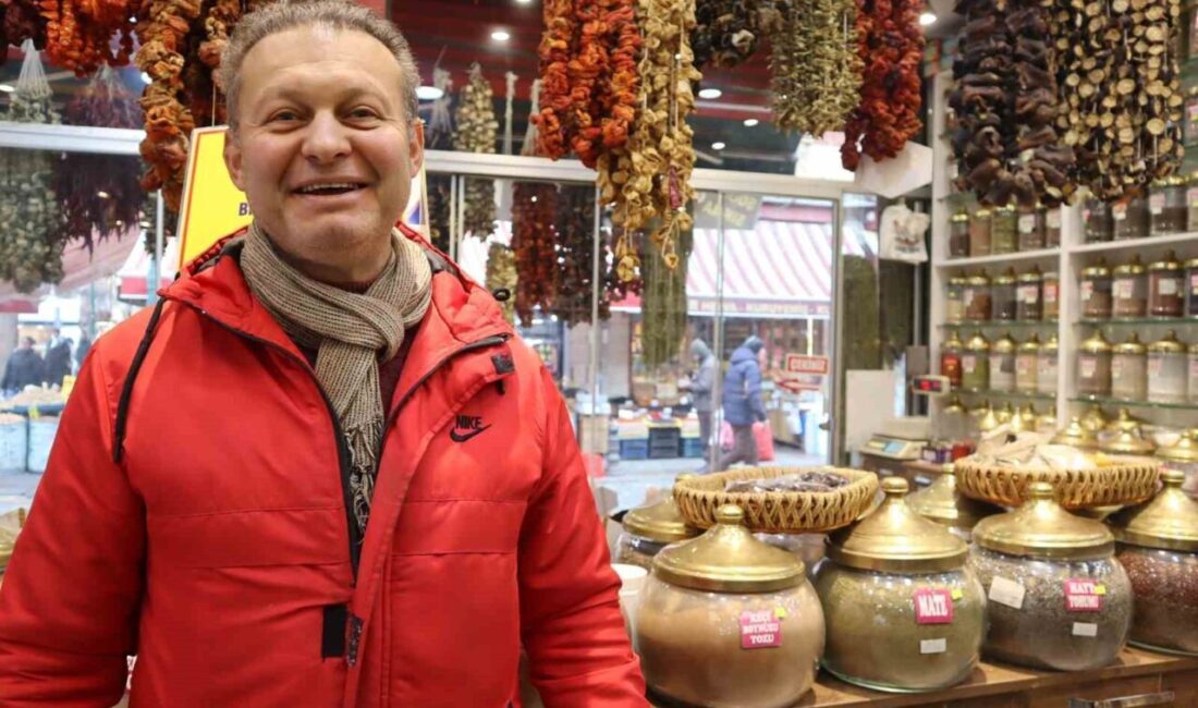 Eskişehir’de aktar Koray Özkılıç, soğukların başlaması ile birlikte vatandaşlar tarafından