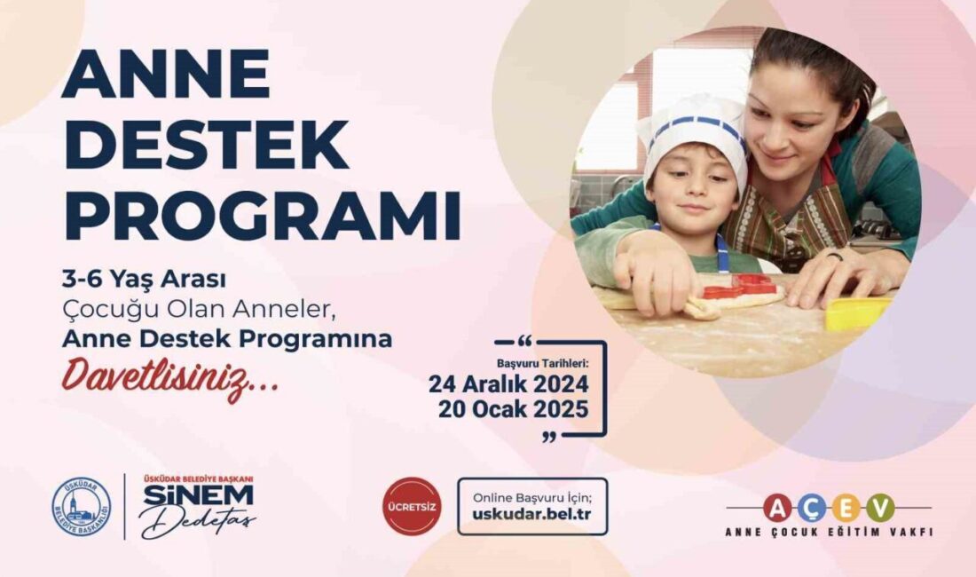Üsküdar Belediyesi tarafından Anne Çocuk Eğitim Vakfı (AÇEV) iş birliğiyle,
