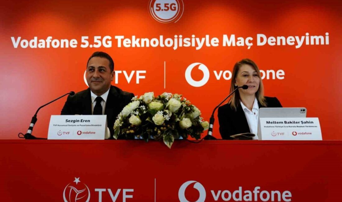 Vodafone Sultanlar Ligi’nde yer alan 5.5G Şahin Gözü teknolojisinin tanıtım