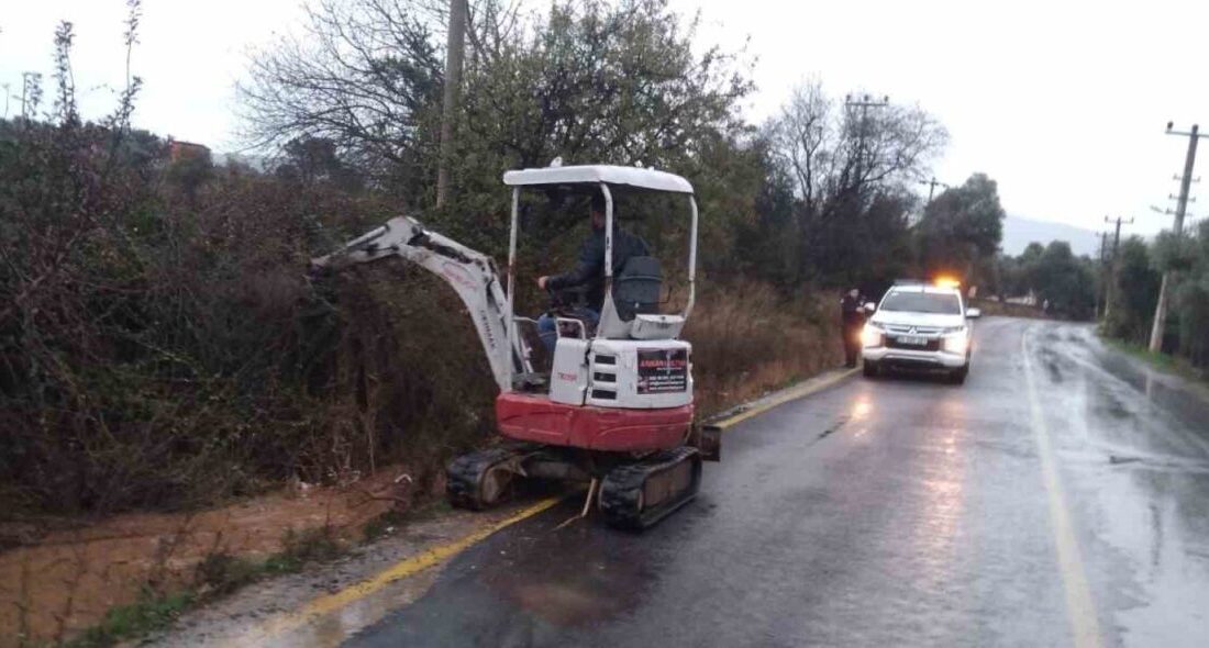 Muğla’nın Bodrum ilçesinde hafta sonu boyunca etkili olan yağışlı havada