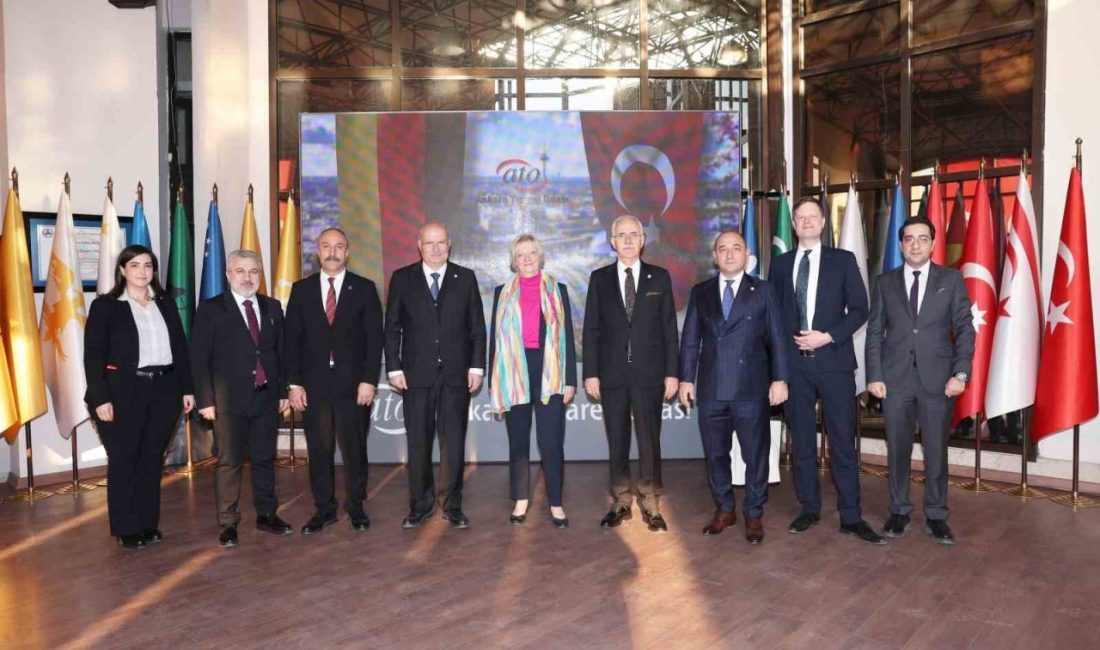 Almanya’nın Ankara Büyükelçisi Sibylle Katharina Sorg, ATO Yönetim Kurulu Başkanı