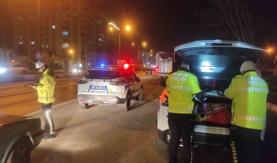 Aydın İl Emniyet Müdürlüğü Bölge Trafik Şube Müdürlüğü’ne bağlı ekipler,