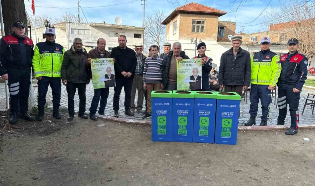 Aydın’ın Çine ilçesinde jandarma ekiplerince gerçekleştirilen farkındalık çalışması ile geri