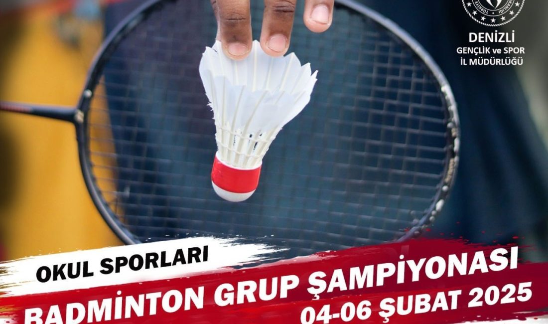 Gençlik ve Spor Bakanlığı koordinesinde düzenlenen okul sporları yarışlarında Badminton