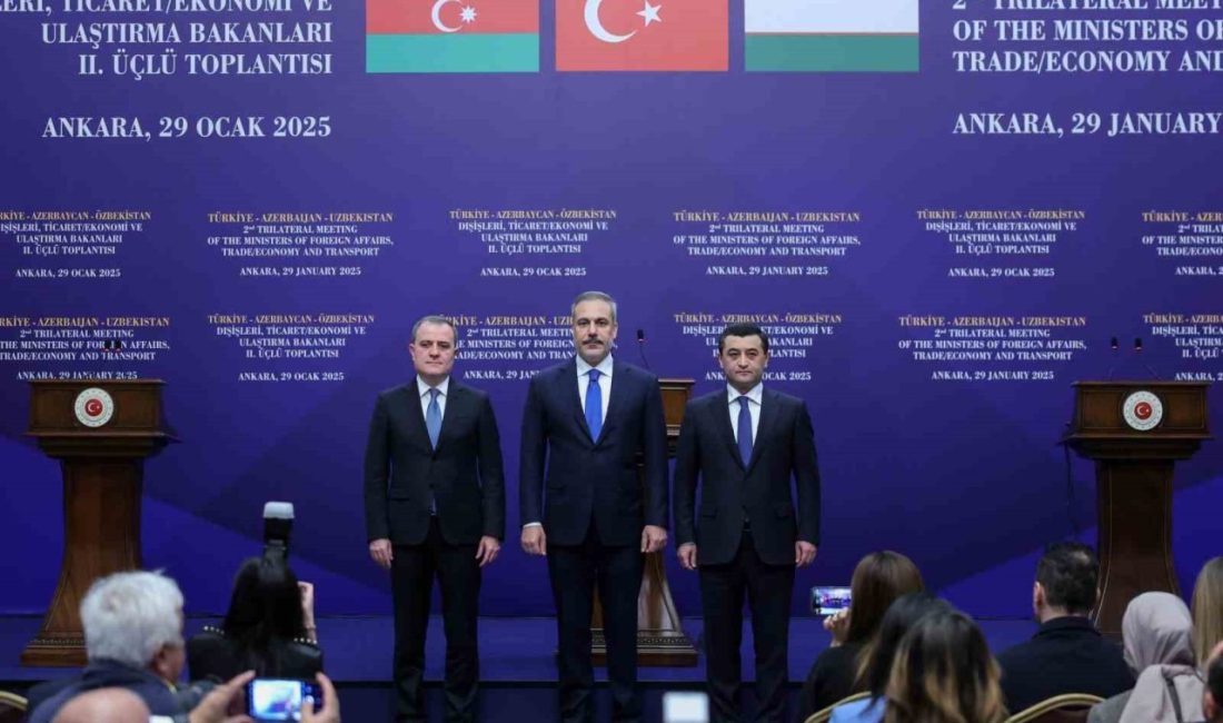Dışişleri Bakanı Hakan Fidan, Türkiye, Azerbaycan, Özbekistan Üçlü Toplantısında konuştu.