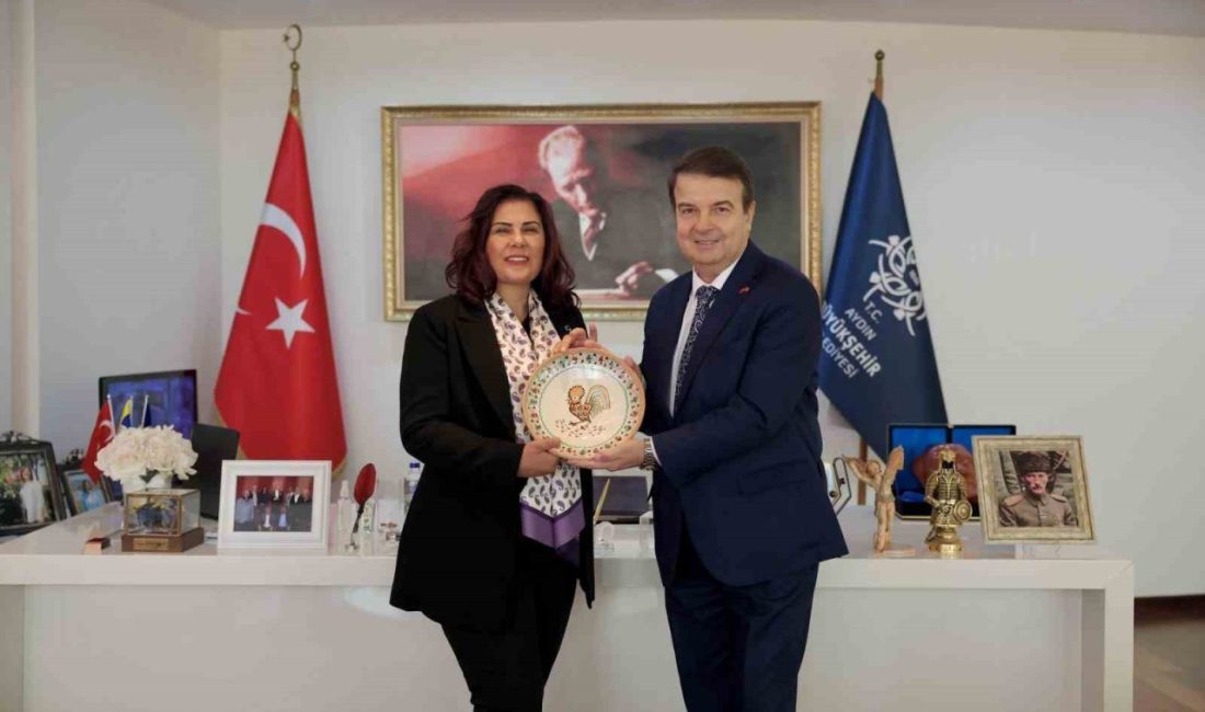 Aydın Büyükşehir Belediye Başkanı Özlem Çerçioğlu’na, Romanya İzmir Başkonsolosu Lilian