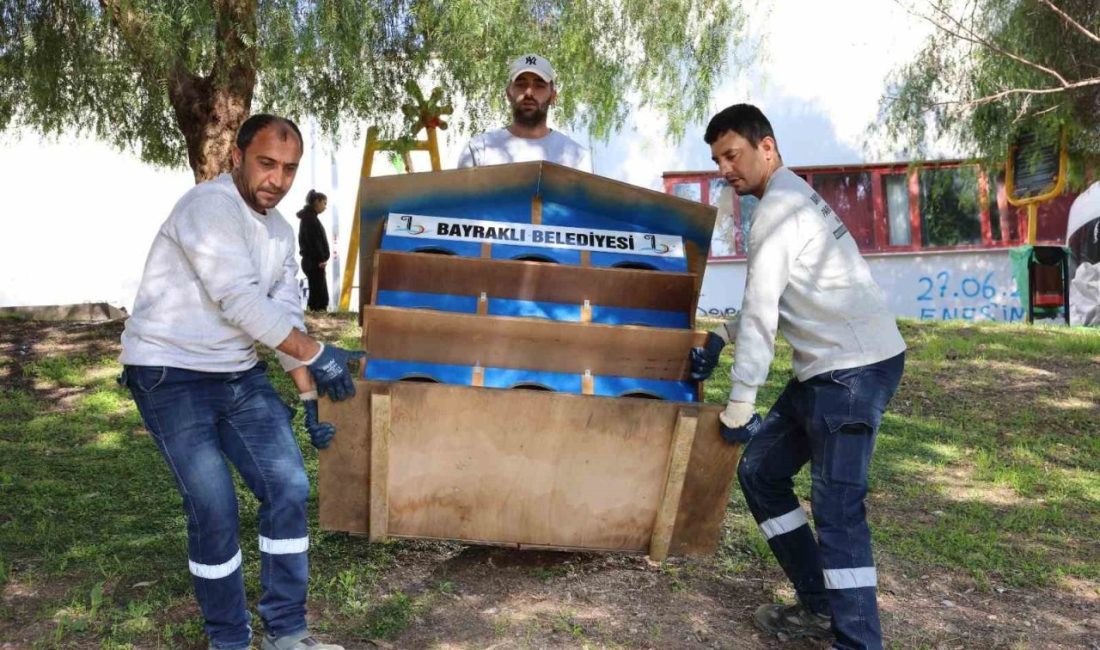 Bayraklı Belediyesi, sokak hayvanlarının barınma ve beslenme ihtiyaçlarını karşılamak amacıyla