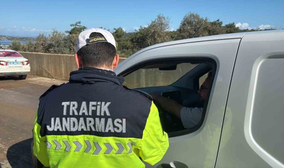 Muğla’nın Bodrum ilçesinde jandarma ekiplerince yapılan 1 saatlik denetimde kural