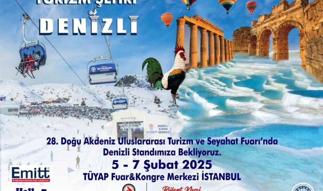 Denizli Büyükşehir Belediyesi, dünyanın dört bir yanından gelen turizmcileri ağırlayacak