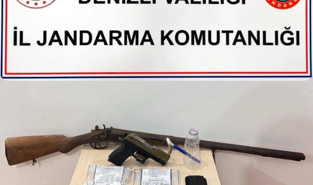 Denizli İl Jandarma ekipleri tarafından yapılan uyuşturucu ticaretinin önlenmesine yönelik