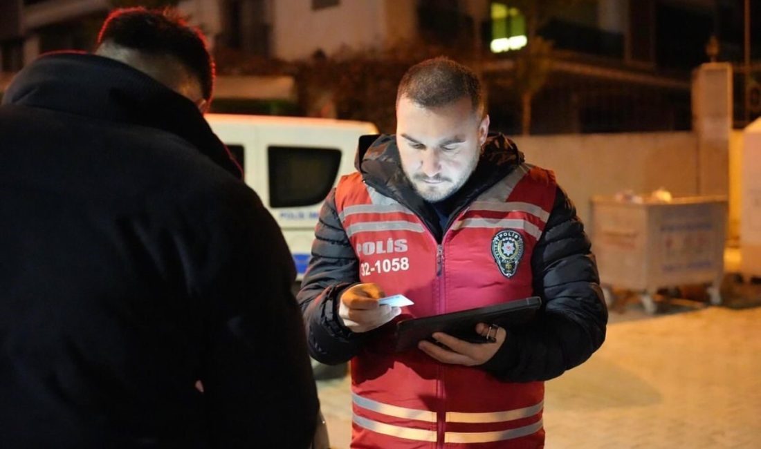 Isparta’da polis ekiplerince 24 saat içinde yapılan denetimlerde 3 bin