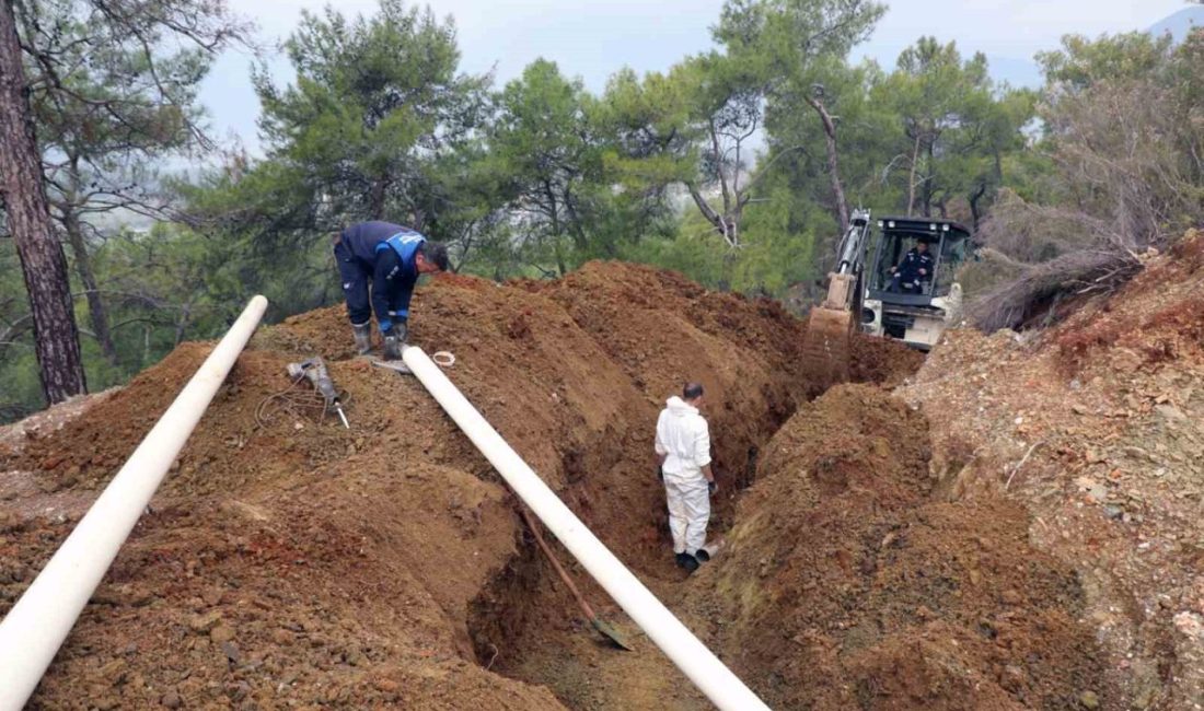 MUSKİ ekipleri Köyceğiz İlçesi Zeytinalanı, Beyobası, Köyceğiz ve Kavakarası Mahallelerine