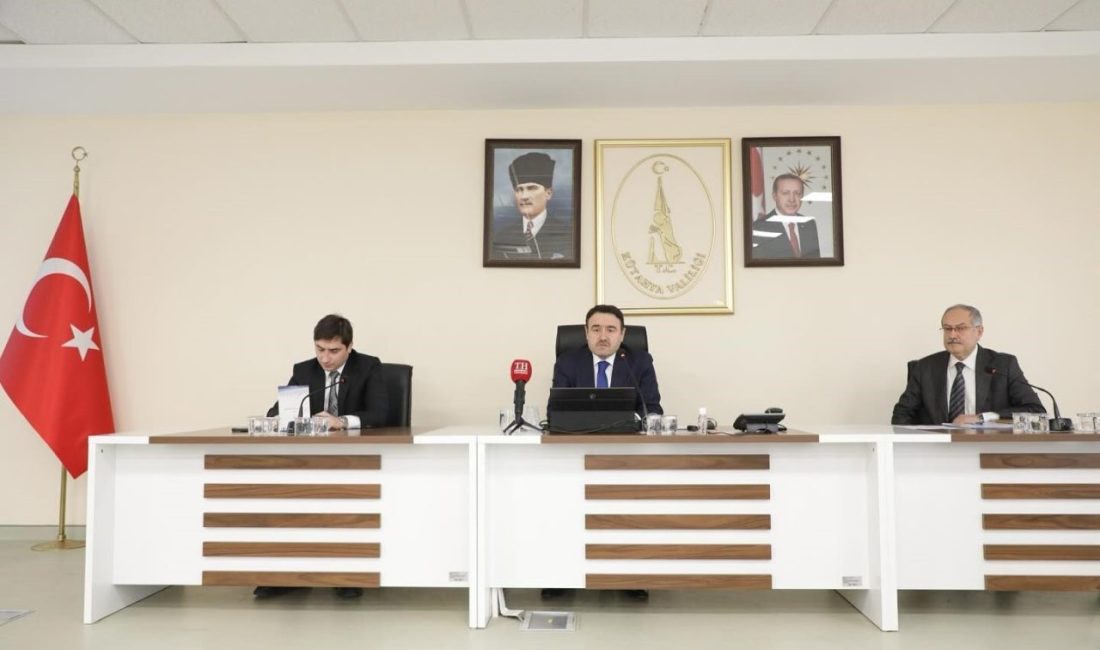Kütahya’da 2025 yılının ilk İl Koordinasyon Kurulu Toplantısı, Vali Musa