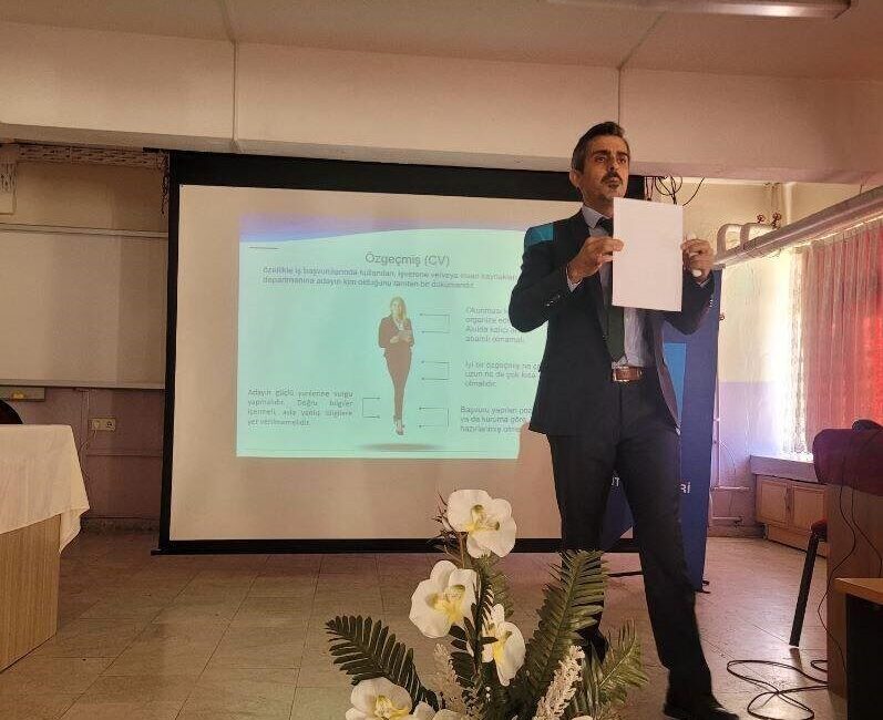 Aydın’ın Efeler ilçesinde lise öğrencilerine, meslek danışmanlığı hizmeti kapsamında uygulamalı