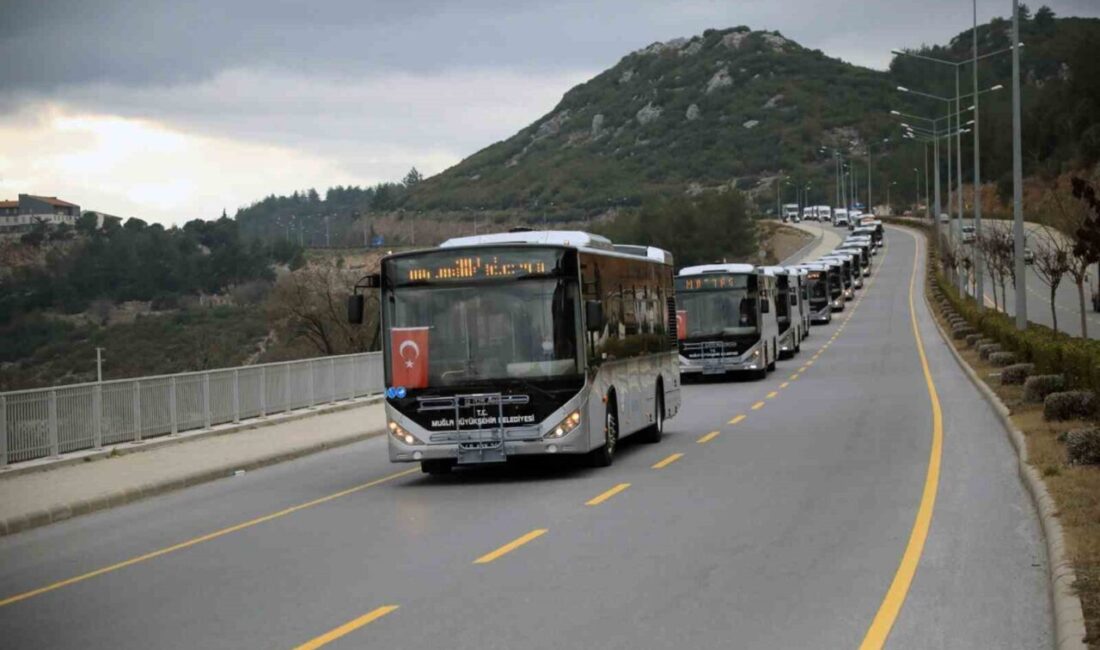 Muğla Büyükşehir Belediyesi, toplu taşıma hizmetlerini geliştirme çalışmaları kapsamında araç