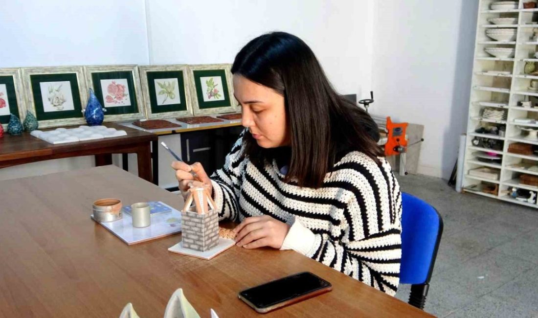 Muğla Olgunlaşma Enstitüsü Seramik ve Çini Dekorlama Atölyesi, doğanın büyüleyici