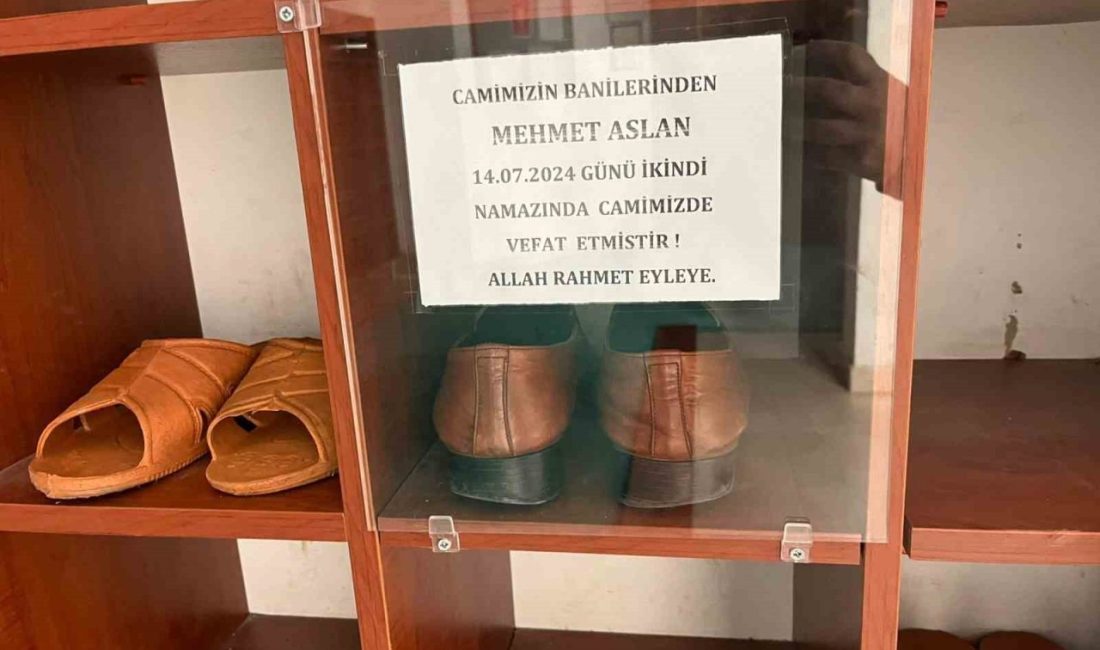 Aydın’ın İncirliova ilçesindeki Külliye Camii’nde namaz kılarken hayatını kaybeden hayırsever