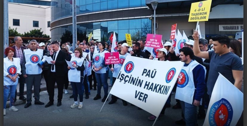 Pamukkale Üniversitesi (PAÜ) Hastanesi kadrosunda çalışan 4/D kadrosundaki işçiler diğer