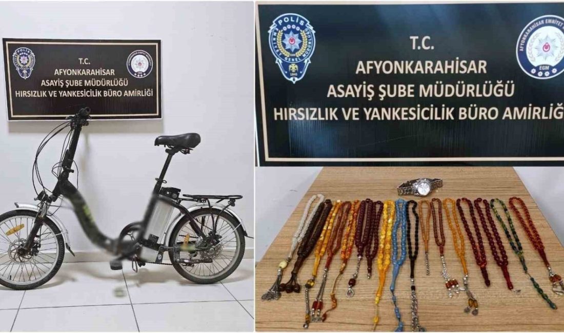 Afyonkarahisar’da polis tarafından son bir haftada gerçekleştirilen denetimlerde çeşitli suçlardan