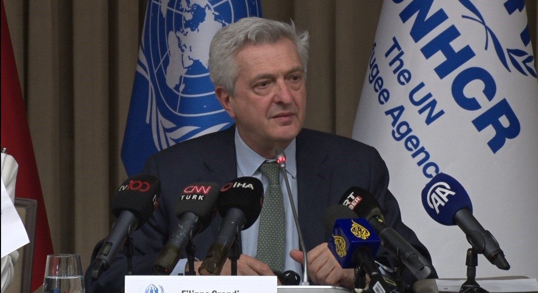 Birleşmiş Milletler Mülteci Örgütü (UNHCR) Yüksek Komiseri Filippo Grandi, her