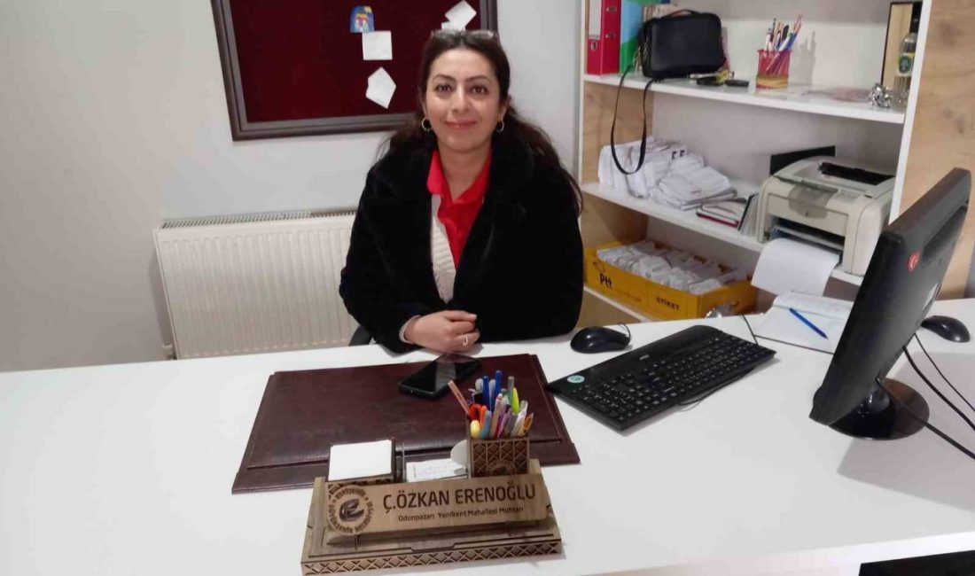 Yenikent Mahallesi Muhtarı Çiğdem Özkan Erenoğlu, ‘Yenikent-Otogar’ arası direk tramvay
