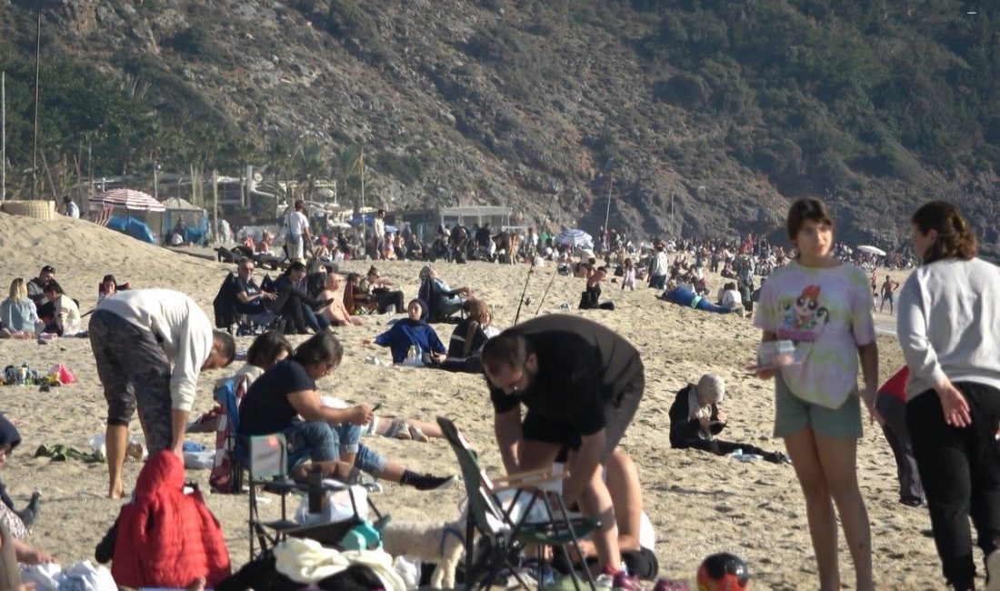 Antalya’nın Alanya ilçesinde hava sıcaklıklarının mevsim normallerinin üzerinde seyrettiği hafta