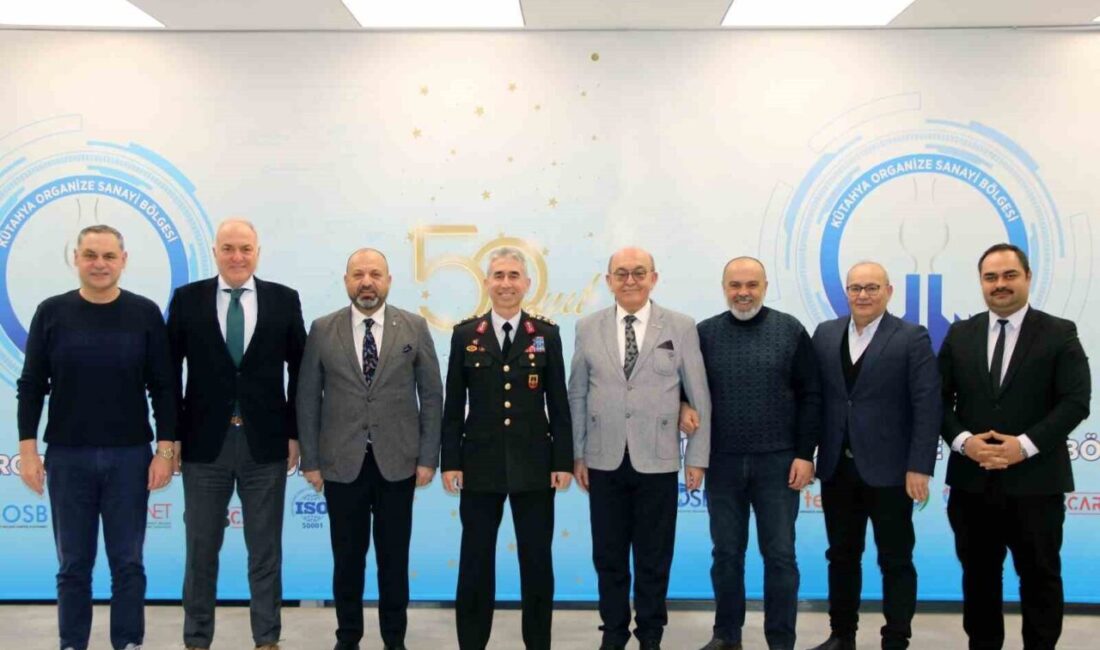 Kütahya İl Jandarma Komutanı Albay Vedat Kültür, Kütahya Organize Sanayi