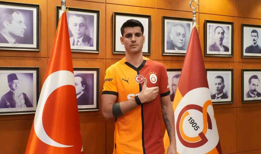 Galatasaray’ın yeni transferi golcü futbolcu Alvaro Morata, sarı-kırmızılıların 6. İspanyol