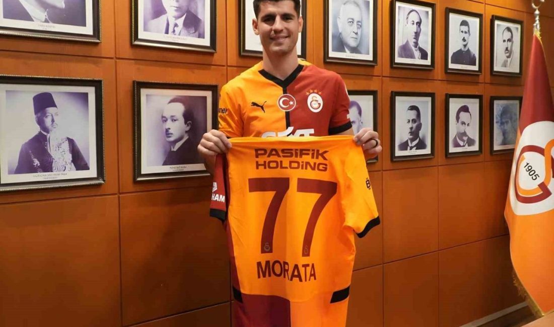 Galatasaray’ın yeni transferi İspanyol futbolcu Alvaro Morata, sahada her şeyini