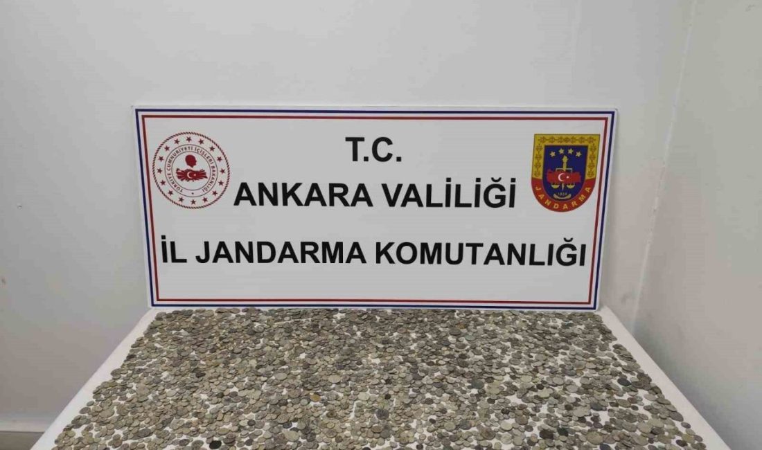 Ankara’da jandarma ekiplerince şüpheli olarak belirlenen bir araçta yapılan aramada