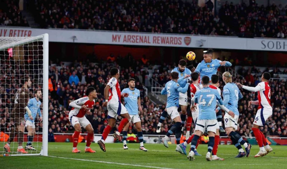 Arsenal, Premier Lig’in 24. haftasında evinde karşılaştığı Manchester City’i 5-1’lik