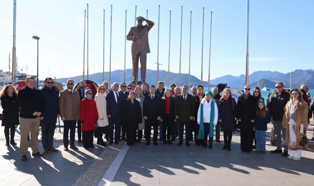 MUĞLA (AA) – Büyük Önder Mustafa Kemal Atatürk'ün Muğla'nın Marmaris