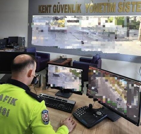 Bilecik’te Kent Güvenlik Yönetim Sistemi (KYGS) tarafından yapılan trafik denetimlerinde
