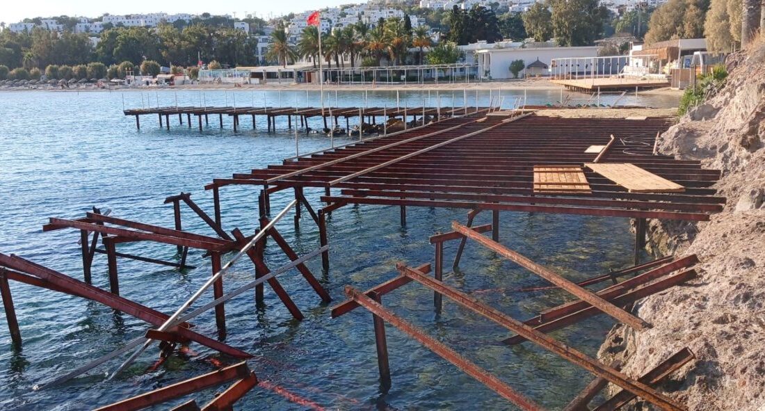 MUĞLA (AA) – Muğla'nın Bodrum ilçesinde yasal süreçleri tamamlanan kaçak