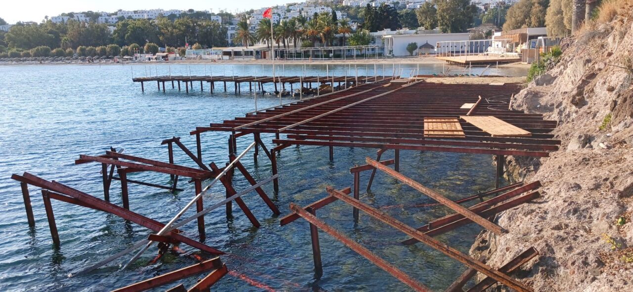 MUĞLA (AA) – Muğla'nın Bodrum ilçesinde yasal süreçleri tamamlanan kaçak