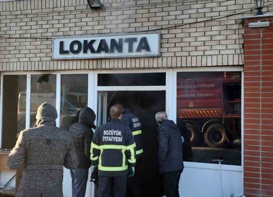 Bozüyük Motorlu Taşıyıcılar Kooperatifi binasında yer alan lokanta bölümünde bulunan